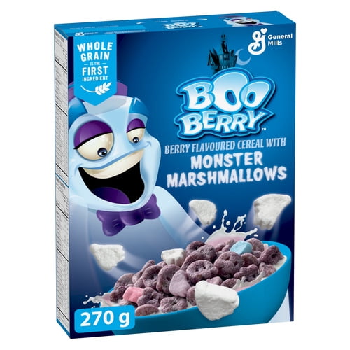 General Mills Boo Berry Flavoured Cereal with Monster Marshmallows, 270 Grams
