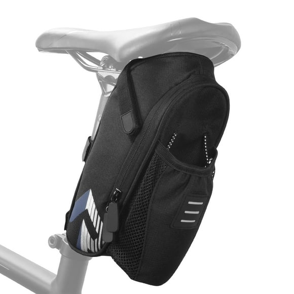 Sillín de bicicleta Bolsa para sillín de bicicleta con bolsillo para botella de agua Bolsa impermeab Tomshoo Sillín de bicicleta