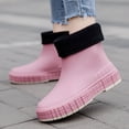 thumbnail image 1 of Zapatos de lluvia, ropa de abrigo de moda para mujer, cubrezapatos, zapatos de goma ligeros e impermeables, 1 of 5