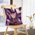thumbnail image 5 of LALILO Throw Pillow Covers Gold Rose Rose Gold Geometric Metal Cushion Cover 18" x 18", 2 Pack, 5 of 6