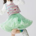 thumbnail image 4 of Ersazi Dress Shirt Women Girls' Short Soft Yarn Breathable Princess Skirt for Children'S Clothing Children'S Mesh Puffy Skirt Mint Green S, 4 of 4