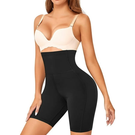 

Irisnaya Women s Butt Lifter Shapewear Slip Shorts High Waist Body Shaper Tummy Control Panties Thigh Slimmer Cincher Waist Trainer Belly Panty(Black Large)