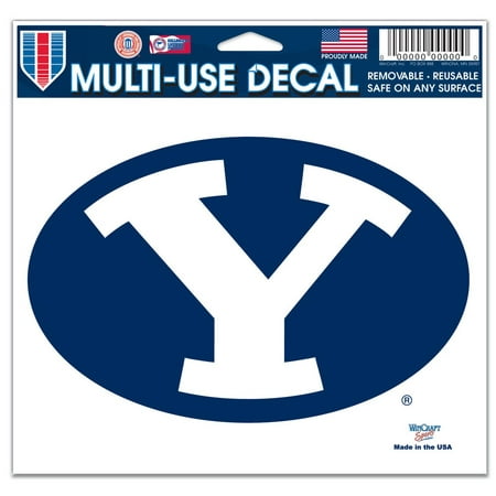 BYU Cougars Official NCAA 4 inch x 6 inch Car Window Cling Decal by (Best Cigar Deals On The Internet)