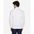 thumbnail image 3 of CORE365 88192 Men's Pinnacle Performance Long Sleeve Piqué Polo-White-5XL, 3 of 5
