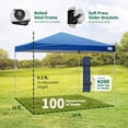 thumbnail image 3 of Caravan Canopy V-Series Sidewalls & Instant Canopy Kit w/4 Weight Plates, 3 of 10