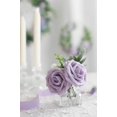 thumbnail image 4 of Rosas artificiales Rosas falsas Flores de rosa de espuma (púrpura claro, 25 piezas) TUNC Sencillez, 4 of 4