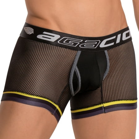 

Mens Classic Fit Mesh Boxer Brief Trunk Low Rise Elastic Waistband Underwear
