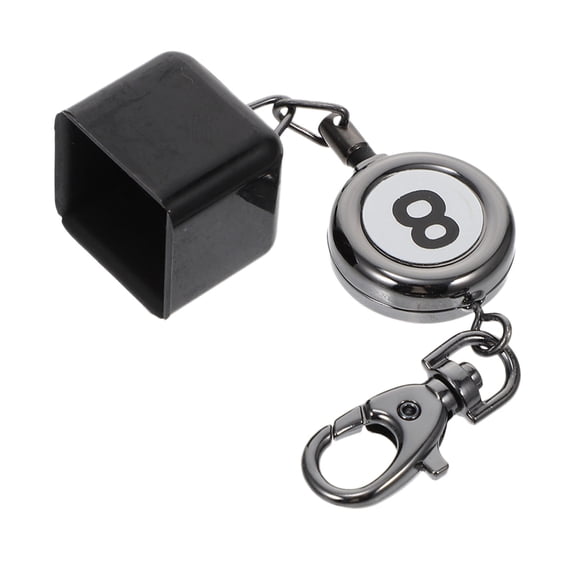 SEWACC 1Set Black Cylindrical Pool Chalk Holder for Billiard Players