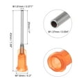thumbnail image 2 of Uxcell Blunt Tip Dispensing Needle for Liquid Glue Gun, 15G 1", 10 Pack (Amber), 2 of 6