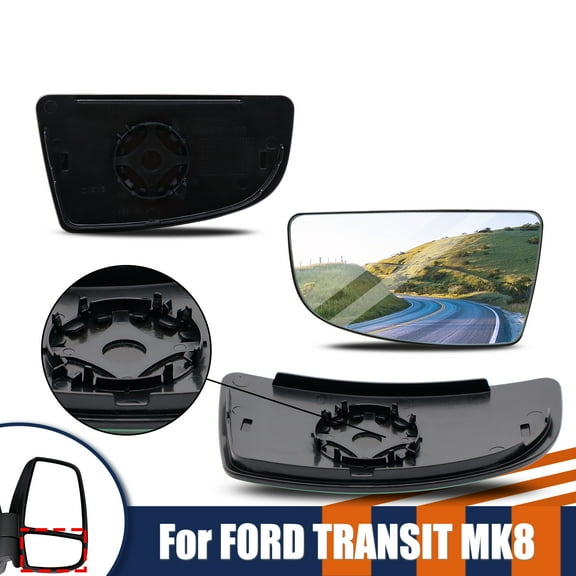 OEMASSIVE Left Driver LH Side Mirror Glass Lower For Ford Transit 150 250 350 2015-2022