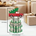 thumbnail image 5 of Big Dot of Happiness Merry Little Christmas Tree - DIY Red Truck Christmas Party Money Holder Gift - Cash Cake, 5 of 7