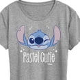thumbnail image 3 of Disney - Lilo & Stitch - Stitch's A Pastel Cutie - Women's Short Sleeve Graphic T-Shirt, 3 of 5