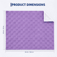 thumbnail image 5 of GARVEE Electric Heated Throw Blanket 50" x 60", Purple Jacquard Flannel Sherpa with 10 Heat Settings & Auto-Off Timer, 5 of 9