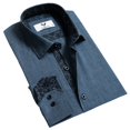 thumbnail image 1 of Chemise Slim Slim Design Homme Multicolore, Confection Coton Européen, Petite Taille, 1 of 6