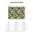 thumbnail image 5 of Uemuo Sunflowers And Butterflies Printed Throw Blanket for Couch, Fluffy Fuzzy Blankets for Bed, Sofa, Cozy Flannel Faux Fur Blanket-60"x50", 5 of 6