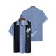 thumbnail image 4 of Men's Hawaiian Printed Button Short Sleeve Shirts Men's Casual Fashion Short Sleeve Shirts 6XL, 4 of 4