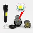 thumbnail image 4 of Linterna Para Acampar T6 Cuentas De Luz Linterna Telescópica Enfoque Led Carpa Banco De Energía Linterna Con Lente Convexa T6 Cuenta Para Acampar Noticed HA022374-00, 4 of 7