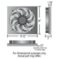 thumbnail image 2 of Derale 16919 Dual Speed Electric Puller Fan with Steel Shroud, 2 of 6