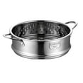 thumbnail image 2 of 2x 20cm/16cm Thickening Food Steam Rack Stainless Steel Steamer with Double Ear for Soup Pot Milk Pot Kitchen Tools, 2 of 10