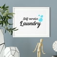 thumbnail image 3 of Self-Service Laundry 11 x 14" UNFRAMED Print Home Decor Wall Art, 3 of 3