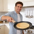 thumbnail image 3 of BotaniNest Non Stick Crepe Pan For Perfect Pancakes And Delicate Even Heat Distribution Easy Food Release, 3 of 4
