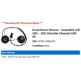 thumbnail image 2 of Knock Sensor Harness - Compatible with 2001 - 2007 Chevy Silverado 2500 HD 2002 2003 2004 2005 2006, 2 of 2