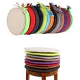 thumbnail image 4 of SHISUYAN 1Set Round Cushions for Stools Light Grey Polyester Sponge Thickened Design for Home Decor, 4 of 8