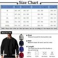 thumbnail image 3 of YDDIAN Men's All Wool Bomber Style Letterman Baseball Knit Rib Varsity Jacket Black 3XL, 3 of 6