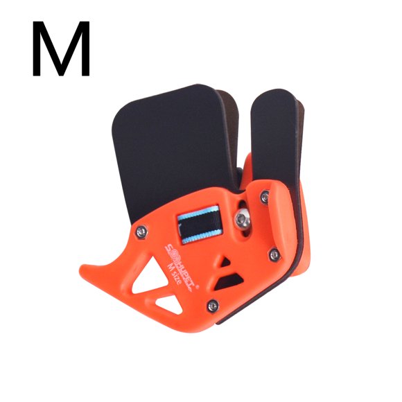 Archery Accessories Finger Tab Multiple Colors Comfortable Fingers Protector Wear-resistant Shooting Practice Ergonomic Design orange m