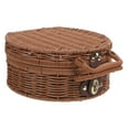 thumbnail image 3 of Valise Tissée avec Poignée Panier de Rangement pour Pique-Nique Barbecue Extérieur, 3 of 8