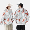 thumbnail image 4 of Lsque Koi Fish Corals,Spring Summer Pattern UPF 50+ Lightweight Sun Protection Men's Women's Long Sleeve Shirt, Hoodie Performance -Small, 4 of 7