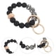 thumbnail image 3 of Llavero de pulsera: Pulsera de silicona con cuentas de moda para mujeres y niñas. Llavero multifuncional portátil para llaves de coche, carteras y bolsos., 3 of 6
