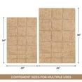 thumbnail image 3 of Superior Non-Slip Washable Bath Rug Set, 20" x 30", 24" x 36", Taupe, 3 of 13