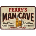 thumbnail image 1 of PERRY'S Man Cave Metal Sign Wall Decor Gift 8x12 108120011290, 1 of 1