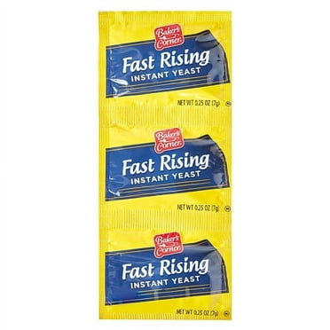Fast Rising Instant Yeast Packets, 3 count- Pack of 5