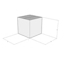 thumbnail image 3 of 4x4x4 White Corrugated Shipping Boxes, 32 ECT Single-Wall, Qty 200, 3 of 3