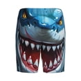 thumbnail image 2 of Lsque Cartoon Cute Shark Mens Sleep Pajama Shorts,Short Pajama Pants, Cotton Ultra-Soft Knit-XX-Large, 2 of 9