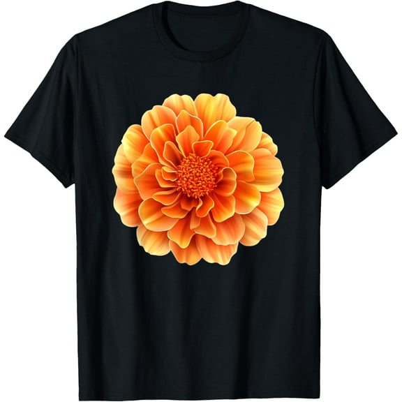 Pretty Marigold Flower Season T-Shirt