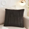 thumbnail image 4 of Sofas for Living Room Plush Pillowcase, Solid Color Striped Pillowcase, Living Room Sofa Cushion Cover, 4 of 6