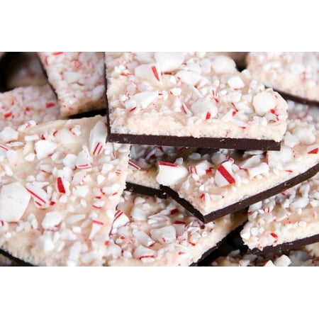 BAYSIDE CANDY CHOCOLATE PEPPERMINT BARKS, 1LB