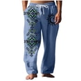 thumbnail image 2 of WXLWZYWL Mens Casual Baggy Pants Yoga Harem Pants Lounge Pants Drawstring Men Women, with 2 Big Pockets, 2 of 5