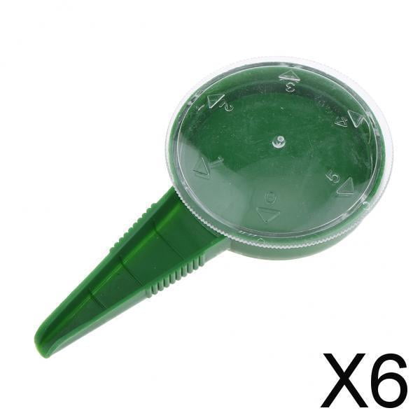 DYNWAVECA 4-Lot de 6 Semoir à Main pour Jardinage, Vert 6 Pcs