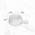 thumbnail image 2 of Ceramic Mini Milk Jug With Handle White Multi-purpose Sauce Dish Coffee Utensil, 2 of 7