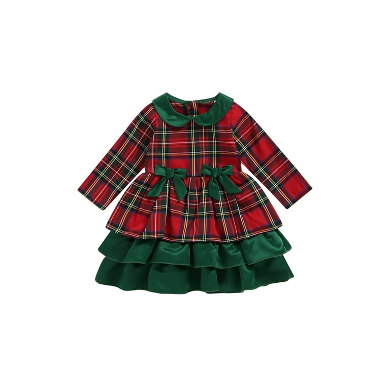 white christmas dresses Gift Wrapped Bodysuit Bamboo Dress 3-6 Months main image 1