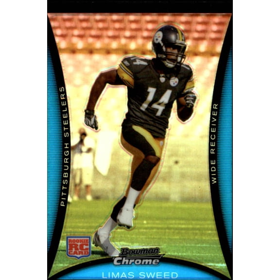 2008 Bowman Chrome Refractors #BC94 Limas Sweed NFL Football Trading Card