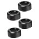 thumbnail image 4 of ADDHAT 4Ud Soportes Altos Para Y Refrigerador Con Almohadillas Antivibración Negras, 4 of 7