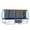 Blue, variant on Hommoo 8x14FT Outdoor Square Trampolines with Basketball Hoop and Ladder, Long Rectangular Tumbling Trampoline, Green