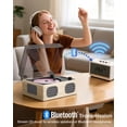 thumbnail image 4 of Reproductor portátil Retro de CD MANGOSTAN con Bluetooth y Parlantes, 4 of 9