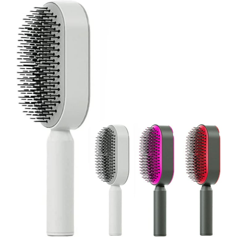 3D Air Cushion Massager Brush,Airbag Massage Comb,New Self Cleaning Hair  Brush,Massage Combs Detangling Hairdressing Brush 