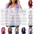 thumbnail image 4 of akafmk Plus Size Cardigan for Women 3/4 Sleeve Cardigan Open Front Solid Color Casual Drape Lightweight Cardigan Fall Tops, Size 5XL, 4 of 7